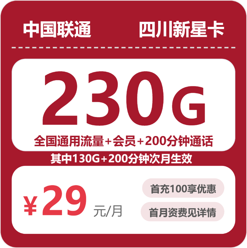 54733-联通四川新星卡封面图